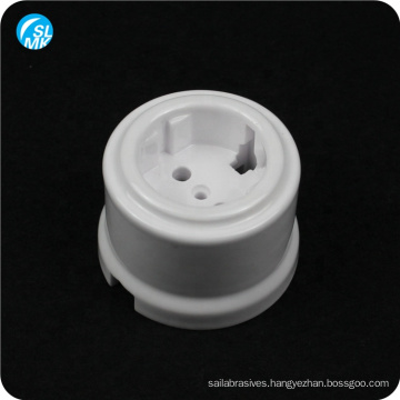 glazed parts for lamps 95 alumina ceramic wall socket with certificate